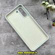 قاب گوشی Galaxy S21 سامسونگ سیلیکونی اورجینال پاک کنی درجه یک زیربسته سفید کد 90437