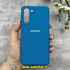قاب گوشی Galaxy S21 سامسونگ سیلیکونی اورجینال پاک کنی درجه یک زیربسته آبی کد 90443