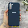 قاب گوشی Galaxy S21 سامسونگ سیلیکونی اورجینال پاک کنی درجه یک زیربسته سرمه ای کد 90444