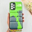 قاب گوشی Galaxy A13 4G سامسونگ پافر چرمی فانتزی Hard محافظ لنز دار طرح اسپرت THE NORTH FACE کد 77157