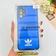 قاب گوشی Galaxy A13 4G سامسونگ پافر چرمی فانتزی Hard محافظ لنز دار طرح آدیداس adidas کد 77158