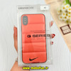 قاب گوشی iPhone X / iPhone XS آیفون طرح دار پافر چرمی محافظ لنز دار نایکی NIKE کد 77187