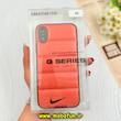 قاب گوشی iPhone X / iPhone XS آیفون طرح دار پافر چرمی محافظ لنز دار نایکی NIKE کد 77187