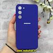 قاب گوشی Galaxy S23 Plus سامسونگ سیلیکونی اورجینال پاک کنی درجه یک زیربسته بنفش تیره کد 90466