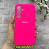 قاب گوشی Galaxy S24 FE سامسونگ سیلیکونی اورجینال پاک کنی درجه یک زیربسته صورتی فانتزی کد 90479