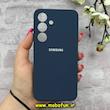 قاب گوشی Galaxy S25 سامسونگ سیلیکونی اورجینال پاک کنی درجه یک زیربسته سرمه ای کد 90493