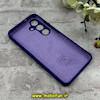 قاب گوشی Galaxy S25 سامسونگ سیلیکونی اورجینال پاک کنی درجه یک زیربسته بنفش تیره کد 90499