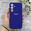 قاب گوشی Galaxy S25 سامسونگ سیلیکونی اورجینال پاک کنی درجه یک زیربسته بنفش تیره کد 90499
