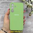 قاب گوشی Galaxy S25 سامسونگ سیلیکونی اورجینال پاک کنی درجه یک زیربسته سبز مغز پسته ای کد 90501