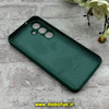 قاب گوشی Galaxy S25 سامسونگ سیلیکونی اورجینال پاک کنی درجه یک زیربسته سبز تیره کد 90503