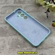 قاب گوشی Galaxy S25 سامسونگ سیلیکونی اورجینال پاک کنی درجه یک زیربسته آبی روشن کد 90504