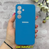 قاب گوشی Galaxy S25 سامسونگ سیلیکونی اورجینال پاک کنی درجه یک زیربسته آبی کد 90505