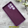 قاب گوشی Galaxy S25 Ultra سامسونگ سیلیکونی اورجینال پاک کنی درجه یک زیربسته بنفش کد 90507