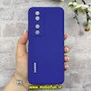 قاب گوشی Honor X7B آنر سیلیکونی اورجینال پاک کنی درجه یک زیربسته بنفش تیره کد 90561