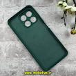 قاب گوشی Honor X8A آنر سیلیکونی اورجینال پاک کنی درجه یک زیربسته سبز تیره کد 90584