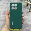 قاب گوشی Honor X8A آنر سیلیکونی اورجینال پاک کنی درجه یک زیربسته سبز تیره کد 90584