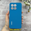 قاب گوشی Honor X8A آنر سیلیکونی اورجینال پاک کنی درجه یک زیربسته آبی کد 90591