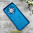 قاب گوشی Honor X9B آنر سیلیکونی اورجینال پاک کنی درجه یک زیربسته آبی کد 90619