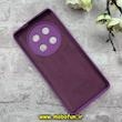 قاب گوشی Honor X9C آنر سیلیکونی اورجینال پاک کنی درجه یک زیربسته بنفش کد 90632