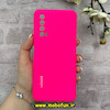 قاب گوشی Huawei Y7A هوآوی سیلیکونی اورجینال پاک کنی درجه یک زیر بسته محافظ لنزدار صورتی فانتزی کد 90682