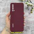 قاب گوشی Huawei Y7A هوآوی سیلیکونی اورجینال پاک کنی درجه یک زیر بسته محافظ لنزدار زرشکی کد 90686
