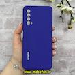قاب گوشی Huawei Y7A هوآوی سیلیکونی اورجینال پاک کنی درجه یک زیر بسته محافظ لنزدار بنفش تیره کد 90688