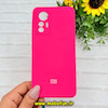 قاب گوشی Redmi Note 12S شیائومی سیلیکونی اورجینال پاک کنی درجه یک زیربسته محافظ لنز دار صورتی فانتزی کد 90741