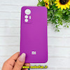 قاب گوشی Redmi Note 12S شیائومی سیلیکونی اورجینال پاک کنی درجه یک زیربسته محافظ لنز دار بنفش کد 90742