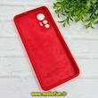 قاب گوشی Redmi Note 12S شیائومی سیلیکونی اورجینال پاک کنی درجه یک زیربسته محافظ لنز دار قرمز کد 90750