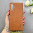 قاب گوشی Galaxy Note 10 Plus سامسونگ اورجینال برند DADOO دادوو 2026 طرح دوخت HARD چرمی عسلی کد 90797
