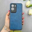 قاب گوشی Honor 90 Lite آنر اورجینال برند DADOO دادوو 2026 طرح دوخت HARD چرمی آبی فولادی کد 90811