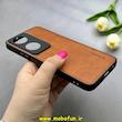 قاب گوشی Honor X7B آنر اورجینال برند DADOO دادوو 2026 طرح دوخت HARD چرمی عسلی کد 90825