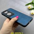 قاب گوشی Honor X7B آنر اورجینال برند DADOO دادوو 2026 طرح دوخت HARD چرمی آبی فولادی کد 90827