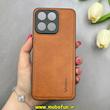 قاب گوشی Honor X7C آنر اورجینال برند DADOO دادوو 2026 طرح دوخت HARD چرمی عسلی کد 90829