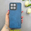 قاب گوشی Honor X7C آنر اورجینال برند DADOO دادوو 2026 طرح دوخت HARD چرمی آبی فولادی کد 90831