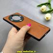 قاب گوشی Honor X9A آنر اورجینال برند DADOO دادوو 2026 طرح دوخت HARD چرمی عسلی کد 90837