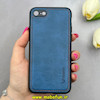 قاب گوشی iPhone 7 / iPhone 8 / iPhone SE 2020 / iPhone SE 2022 آیفون اورجینال برند DADOO دادوو 2026 طرح دوخت HARD چرمی آبی فولادی کد 90851