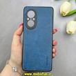 قاب گوشی Huawei Nova 9 SE هوآوی اورجینال برند DADOO دادوو 2026 طرح دوخت HARD چرمی محافظ لنزدار آبی فولادی کد 90872