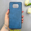 قاب گوشی Poco X3 / Poco X3 Pro شیائومی اورجینال برند DADOO دادوو 2026 طرح دوخت HARD چرمی آبی فولادی کد 90883