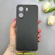 قاب گوشی Redmi 13C / Poco C65 شیائومی اورجینال برند DADOO دادوو 2026 طرح دوخت HARD چرمی محافظ لنزدار مشکی کد 90889