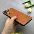قاب گوشی Redmi 13C / Poco C65 شیائومی اورجینال برند DADOO دادوو 2026 طرح دوخت HARD چرمی محافظ لنزدار عسلی کد 90890