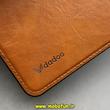 قاب گوشی Redmi 13C / Poco C65 شیائومی اورجینال برند DADOO دادوو 2026 طرح دوخت HARD چرمی محافظ لنزدار عسلی کد 90890