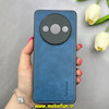 قاب گوشی Redmi A3 / Redmi A3X شیائومی اورجینال برند DADOO دادوو 2026 طرح دوخت HARD چرمی محافظ لنزدار آبی فولادی کد 90893