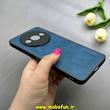 قاب گوشی Redmi A3 / Redmi A3X شیائومی اورجینال برند DADOO دادوو 2026 طرح دوخت HARD چرمی محافظ لنزدار آبی فولادی کد 90893