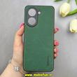 قاب گوشی Redmi A5 / Poco C71 شیائومی اورجینال برند DADOO دادوو 2026 طرح دوخت HARD چرمی محافظ لنزدار سبز کد 90897