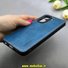 قاب گوشی Redmi A5 / Poco C71 شیائومی اورجینال برند DADOO دادوو 2026 طرح دوخت HARD چرمی محافظ لنزدار آبی فولادی کد 90899