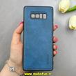قاب گوشی Galaxy Note 8 سامسونگ اورجینال برند DADOO دادوو 2026 طرح دوخت HARD چرمی محافظ لنزدار آبی فولادی کد 90903