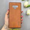 قاب گوشی Galaxy Note 9 سامسونگ اورجینال برند DADOO دادوو 2026 طرح دوخت HARD چرمی عسلی کد 90906