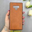 قاب گوشی Galaxy Note 9 سامسونگ اورجینال برند DADOO دادوو 2026 طرح دوخت HARD چرمی عسلی کد 90906