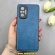 قاب گوشی Redmi Note 10 Pro 4G / Redmi Note 10 Pro Max شیائومی اورجینال برند DADOO دادوو 2026 طرح دوخت HARD چرمی محافظ لنزدار آبی فولادی کد 90908
